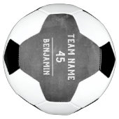 チーム名カスタム番号を持つサッカーボール サッカーボール (回転)