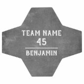 チーム名カスタム番号を持つサッカーボール サッカーボール (フラット)