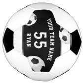 チーム名カスタム番号を持つサッカーボール サッカーボール (回転)