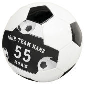 チーム名カスタム番号を持つサッカーボール サッカーボール (3/4)