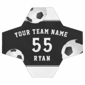 チーム名カスタム番号を持つサッカーボール サッカーボール (フラット)