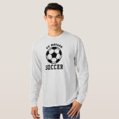 チーム名パーソナライズされたサッカーママパパ Tシャツ (正面フル)