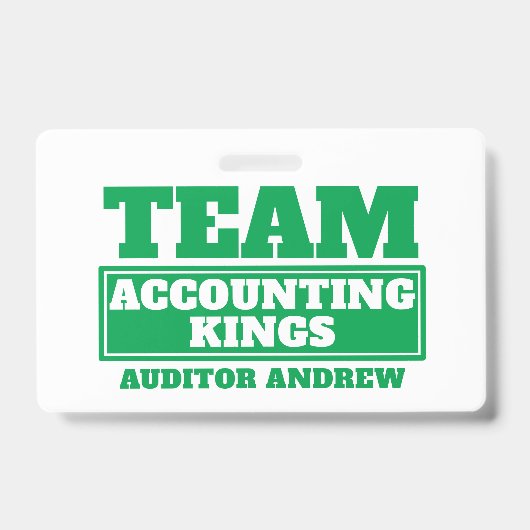 チーム名パーソナライズされたチーム建物バッジ バッジ (Front)