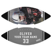 チーム名プレイヤー番号グレー黒のストライプ写真 アメリカンフットボール (パネル)