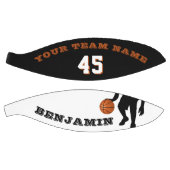 チーム名モダン番号を持つバスケットボール バスケットボール (パネル)