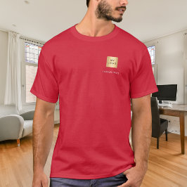 チーム名ロゴビジネスレッド Tシャツ