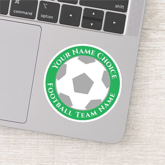 チーム名入りサッカーファンステッカー シール (詳細)