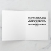 チーム名写真とCoach Big Cardありがとう カード (内部)