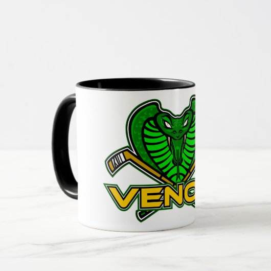 チーム名前の毒液のコンボのマグ マグカップ (正面左)