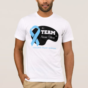 チーム名前-前立腺癌--を個人化して下さい Tシャツ