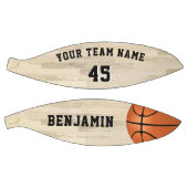 チーム名番号を持つウッドコートフロア バスケットボール (パネル)