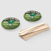 チーム名選手の写真番号と名前サッカー ハンドファン (組立なし)