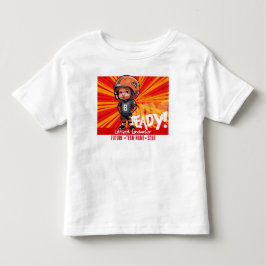 [チーム名]のグリッドアイアンガーディアン #52 カスタマイズ可能 トドラーTシャツ