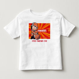 [チーム名]のグリッドアイアンスパーク #22 カスタマイズ可能 トドラーTシャツ