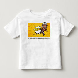 [チーム名]のグリッドアイアン・ブリッツクリーク #28 カスタマイズ可能 トドラーTシャツ