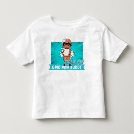 [チーム名]のグリディロン ダイナモ #32 カスタマイズ可能 トドラーTシャツ