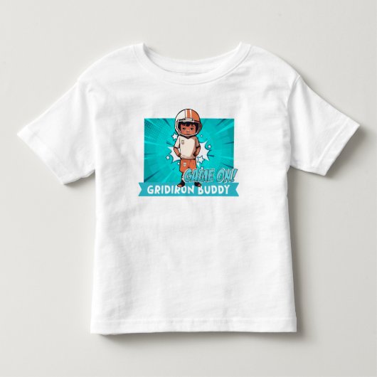 [チーム名]のグリディロン ダイナモ #32 カスタマイズ可能 トドラーTシャツ (正面)