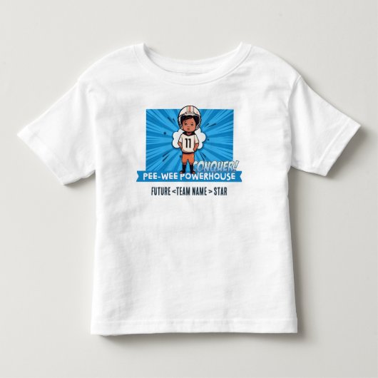 [チーム名]の小さなタイトタン #24 カスタマイズ可能 トドラーTシャツ (正面)
