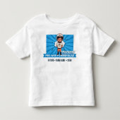 [チーム名]の小さな巨人#24カスタマイズ トドラーTシャツ (正面)