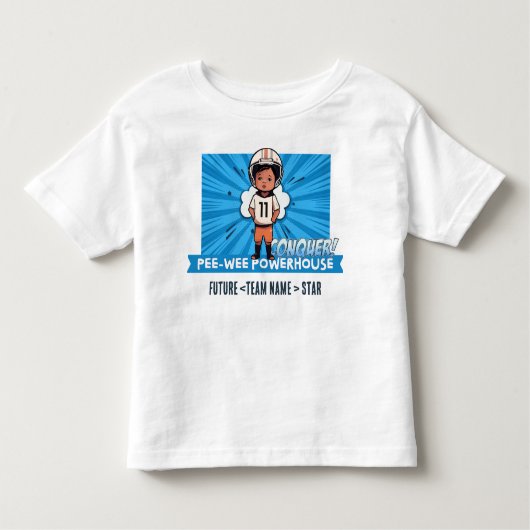 [チーム名]の小さな巨人#24カスタマイズ トドラーTシャツ (正面)