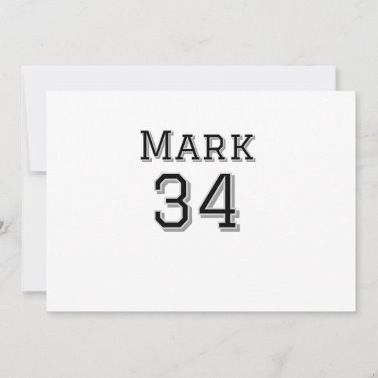 チーム名 選手名 日付 スポーツ メンズ ヴィンテージ 招待状 (正面)