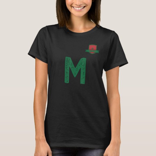 チーム国旗のグループアパレル – M – モロッコ Tシャツ (正面)