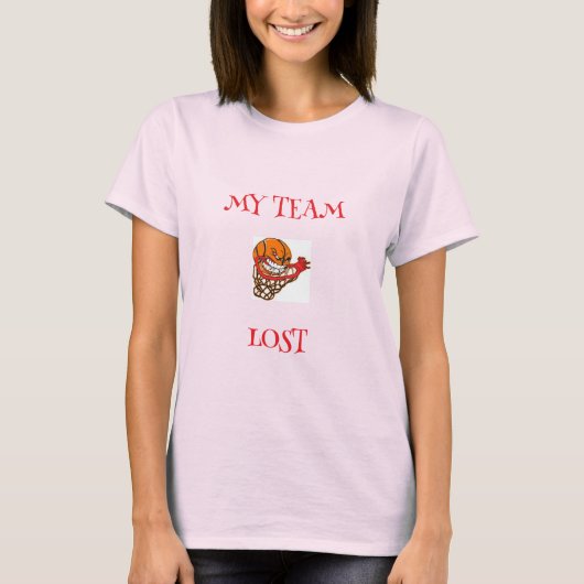 チーム基本失ったティー Tシャツ (正面)