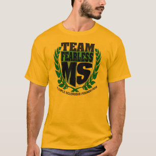 チーム大胆不敵なMSの人のティー Tシャツ