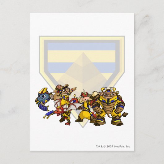 チーム失ったデザートグループ ポストカード (正面)