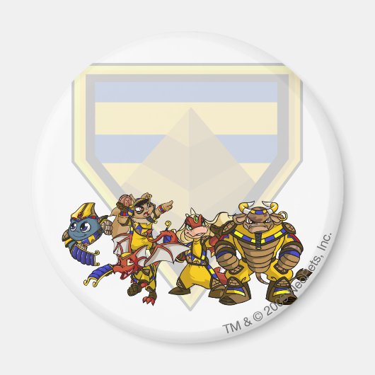 チーム失ったデザートグループ マグネット (正面)