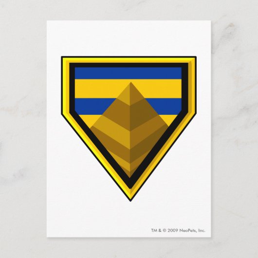 チーム失ったデザートロゴ ポストカード (正面)