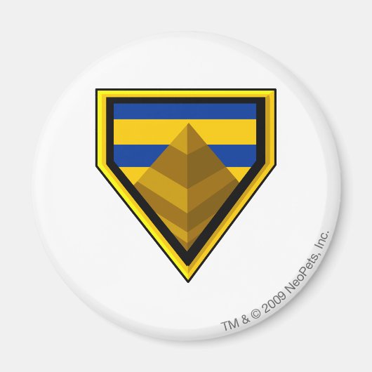 チーム失ったデザートロゴ マグネット (正面)