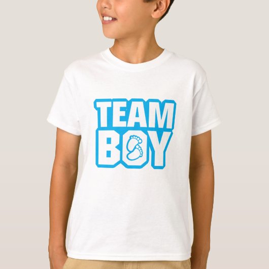 チーム女の子のベビーシャワーの性は妊娠を明らかにします Tシャツ (正面)