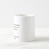 チーム定義の従業員の評価のカスタム モーフィングマグカップ (中央)