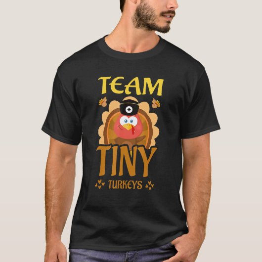 チーム小さなトルコのライセンスを受けた実用的なナース学生 Tシャツ (正面)