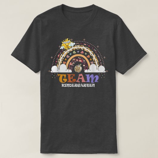 チーム幼稚園おもしろい花2年生 Tシャツ (デザイン正面)