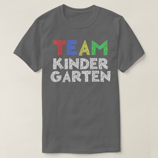 チーム幼稚園に戻る Tシャツ (デザイン正面)
