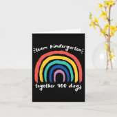 チーム幼稚園の一緒に100日レインボティーシュ カード (黄色い花)