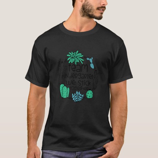 チーム幼稚園サボテンの先生 Tシャツ (正面)
