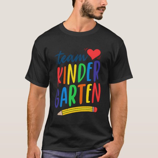 チーム幼稚園先生学生初日T Tシャツ (正面)