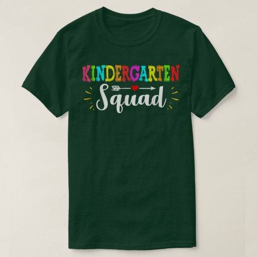 チーム幼稚園分隊ティー先生新学期 Tシャツ (デザイン正面)
