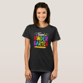 チーム幼稚園可愛い学生子供先生分隊 Tシャツ (正面フル)