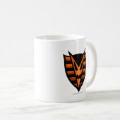 チーム幽霊のよく出るな森のロゴ コーヒーマグカップ (正面右)