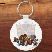 チーム幽霊のよく出るウッズグループ キーホルダー (正面)