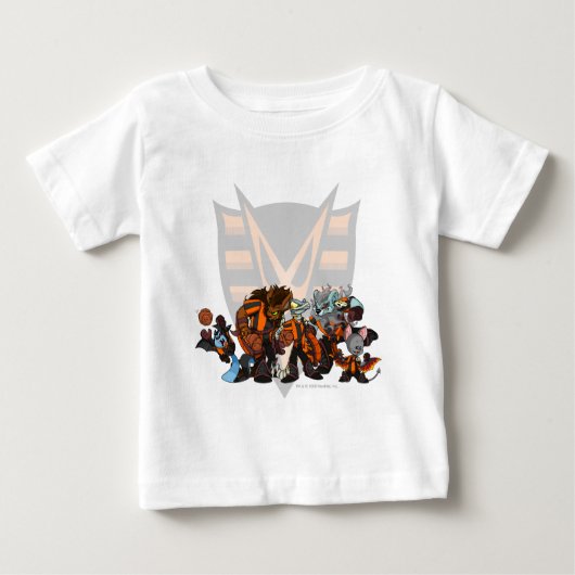 チーム幽霊のよく出るウッズグループ ベビーTシャツ (正面)