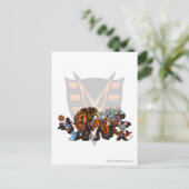 チーム幽霊のよく出るウッズグループ ポストカード (スタンド正面)