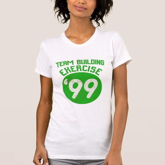 チーム建物のエクササイズ「99 Tシャツ (正面)