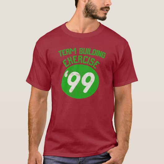チーム建物のエクササイズ「99 Tシャツ (正面)