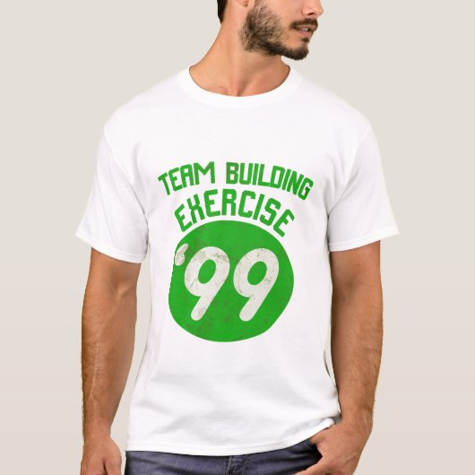 チーム建物のエクササイズ「99 Tシャツ (正面)