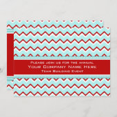 チーム建物企業のイベント招待状 招待状 (正面/裏面)